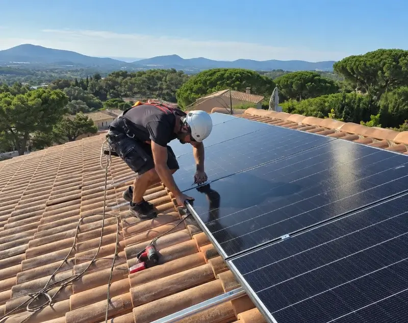 Installateur panneaux solaires Roquevaire — pose photovoltaïque sur toiture