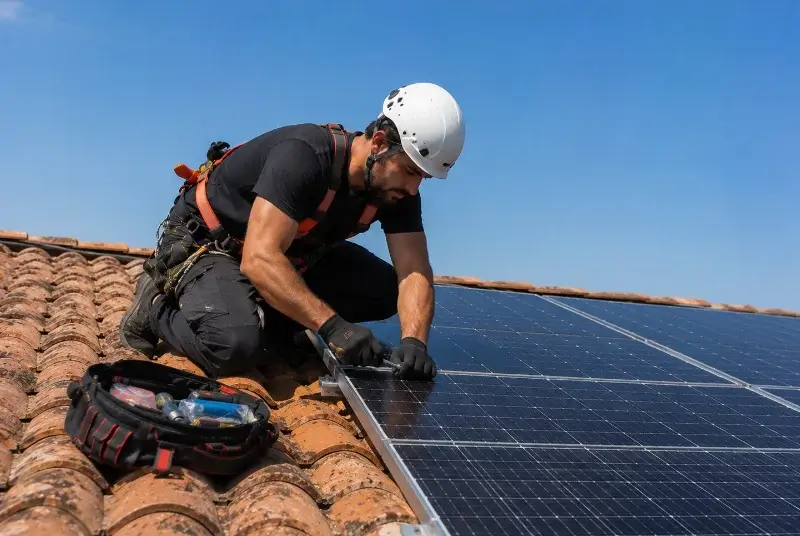 Maintenance et monitoring de panneaux solaires à Roquevaire