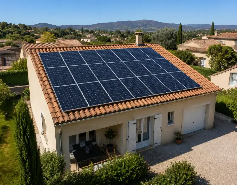 Prime à l'autoconsommation panneaux solaires Roquevaire — aide financière de l'État